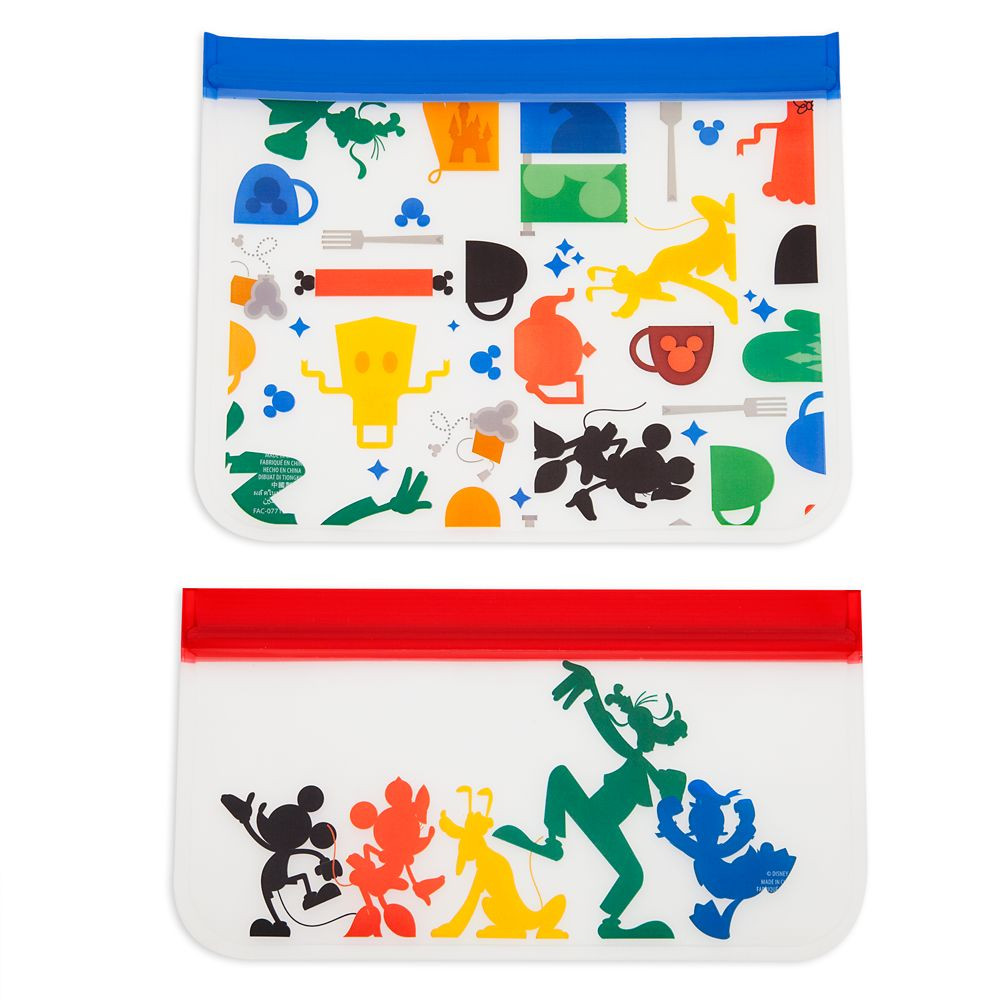 Mickey Mouse and Friends Reusable Food Storage Bag Set | Disney Store