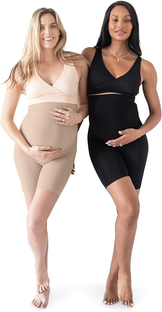 Kindred Bravely Bamboo Seamless No Rub Maternity Shorts 2 Pack | Amazon (US)