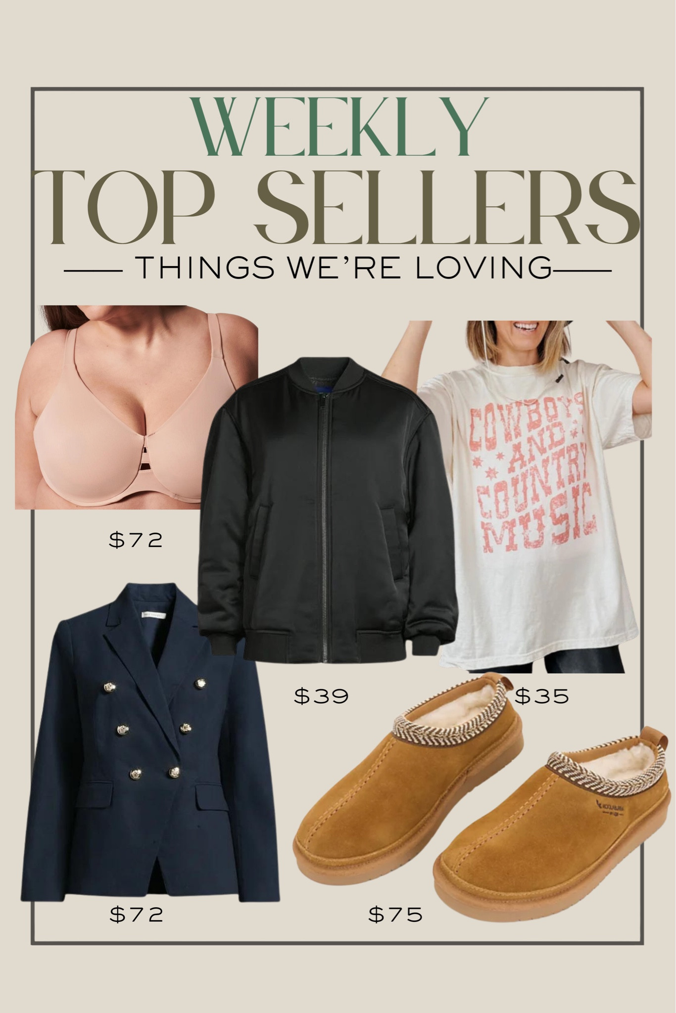 Our favorites from the past week! 

Best sellers, ugg koolaburra, Spanx, Walmart fashion, mountain movers, cowboy, betterwithchardonnay, Steph Joplin 

#LTKSeasonal #LTKmidsize #LTKstyletip