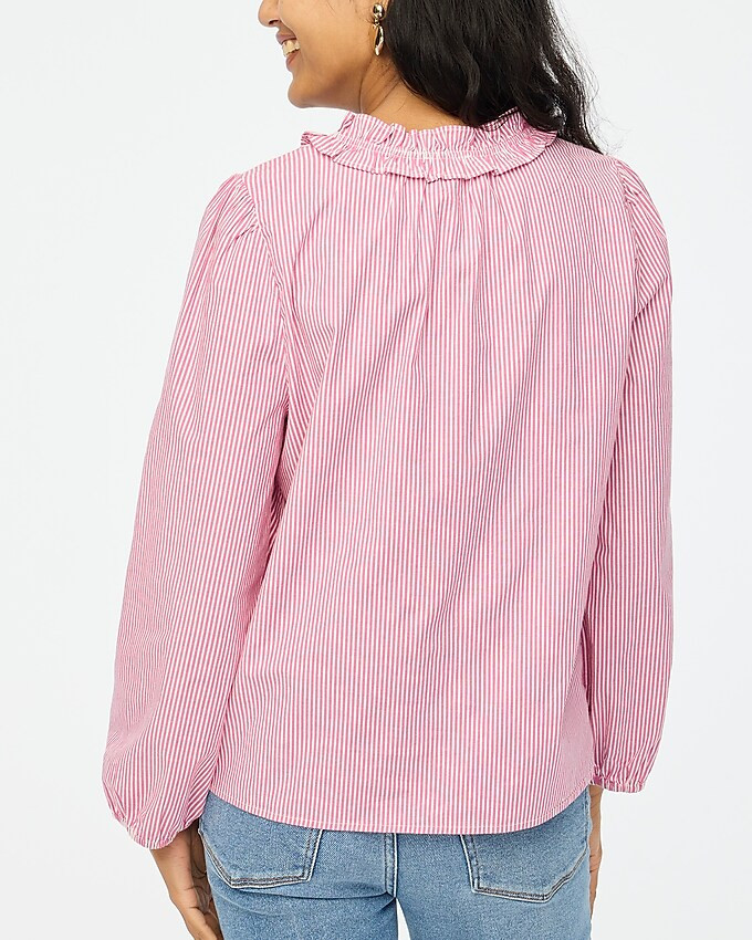 Split-neck ruffle top | J.Crew Factory