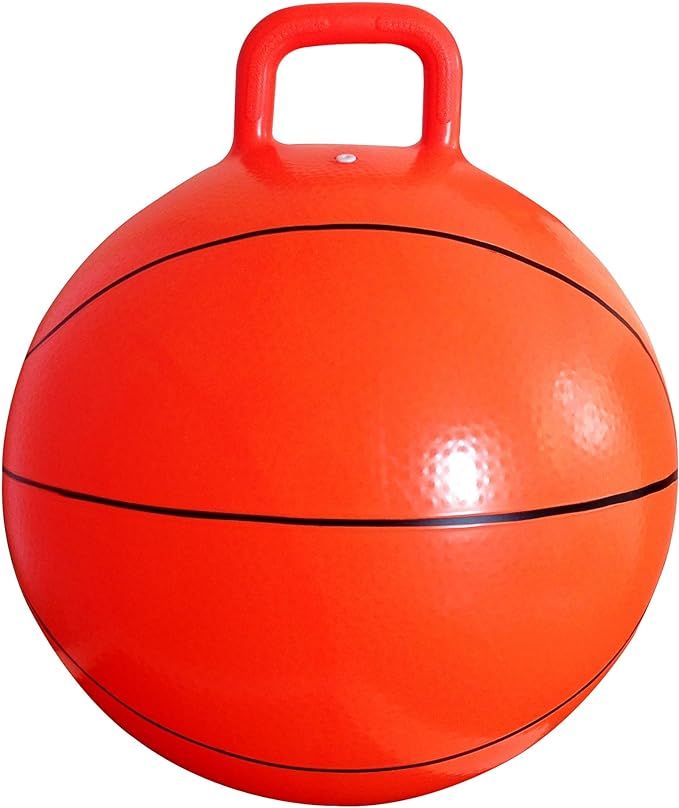 AppleRound Space Hopper Ball with Pump in Basketball Style, 18in/45cm Diameter for Ages 3-6, Kang... | Amazon (US)