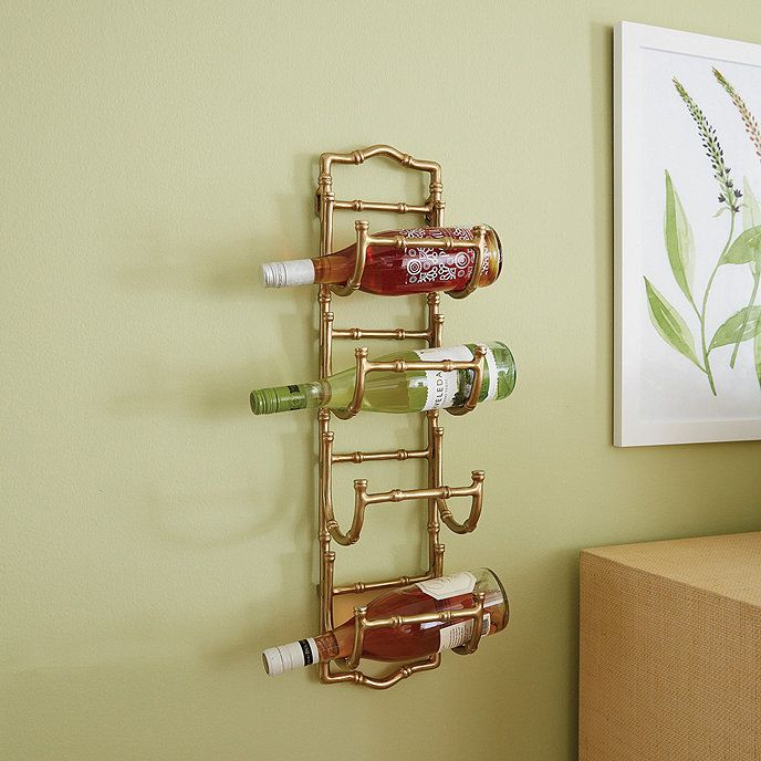 Bamboo Small Wall Wine Rack | Ballard Designs, Inc.
