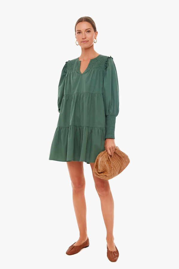 Jaguar Green Ceci Dress | Tuckernuck (US)