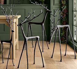 Bronze Sculpted Reindeer | Pottery Barn (US)