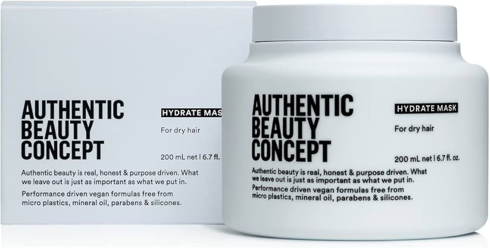Authentic Beauty Concept Hydrate Mask | Normal To Dry or Curly Hair | Add Moisture & Shine | Vega... | Amazon (US)