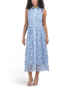 Sleeveless Floral Lace Maxi Dress | Marshalls