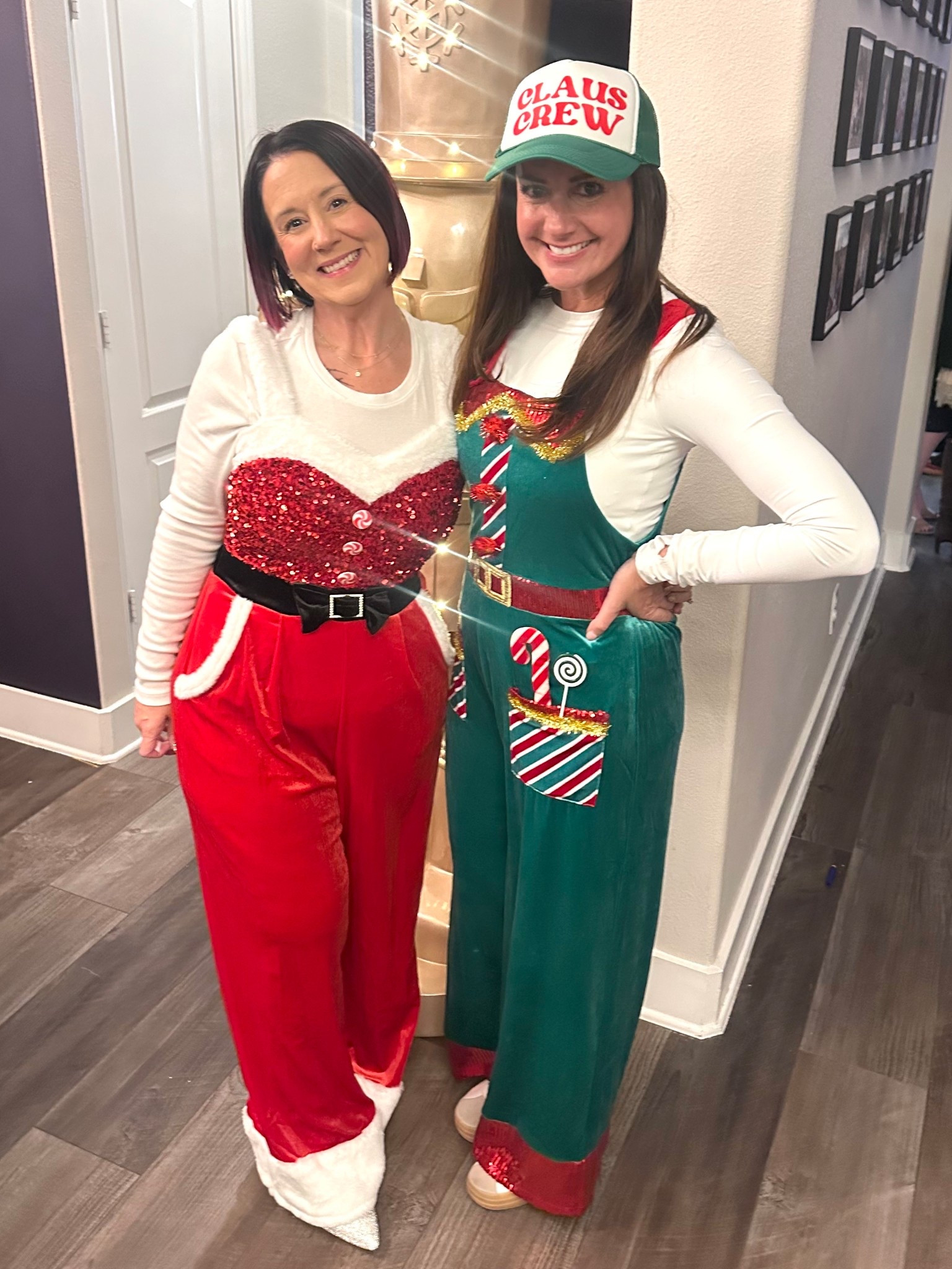 Feeling fsstive❤️❤️❤️
Wearing a medium in this jumpsuit, small in the white top underneath
.


#LTKHoliday #LTKdayinmylife #LTKSeasonal