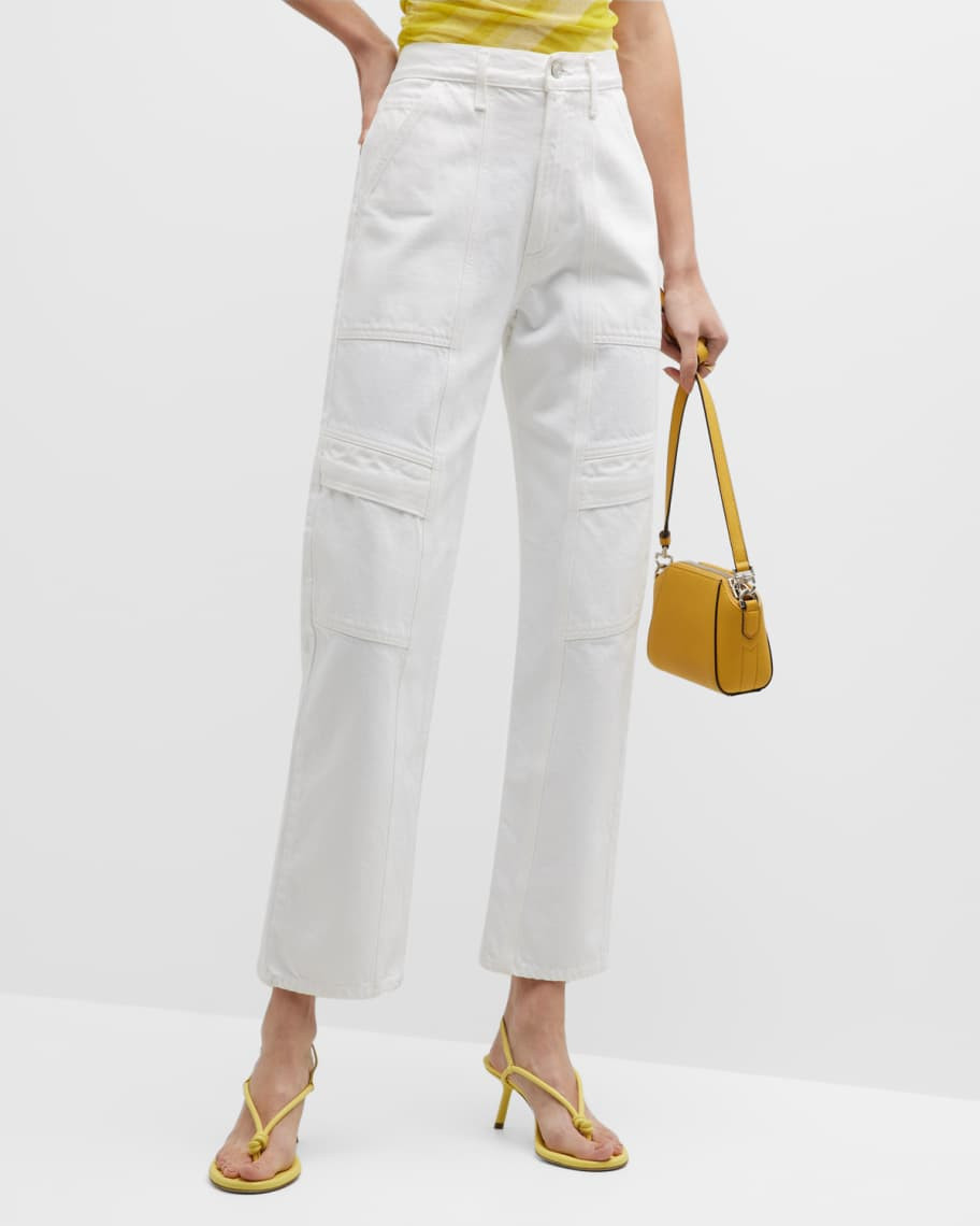 AGOLDE Cooper Relaxed Straight Cargo Jeans | Neiman Marcus