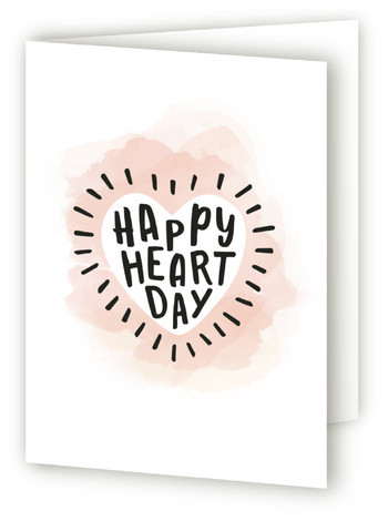 Happy Heart Day Valentine's Day Greeting Cards | Minted