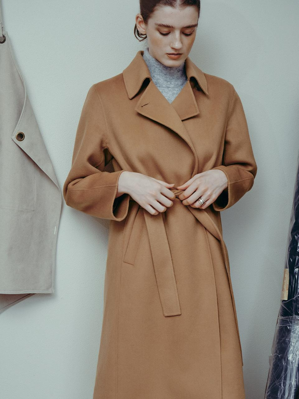 [Premium] Cashmere-blend Handmade Coat | W Concept (US)