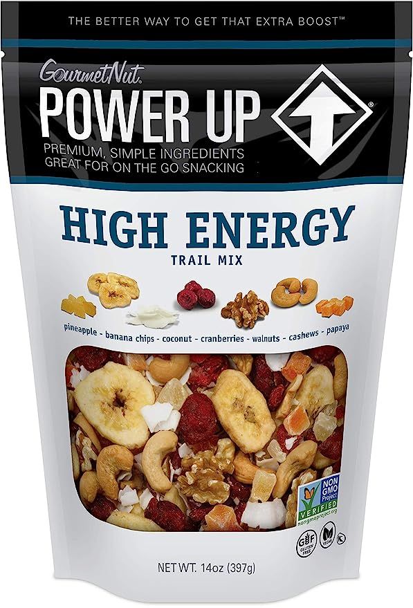 Power Up Trail Mix, High Energy Trail Mix, Keto-Friendly, Paleo-Friendly, Non-GMO, Vegan, GlutenF... | Amazon (US)