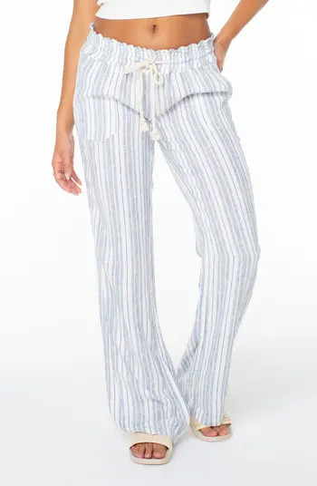Oceanside Stripe Linen BLend Pants | Nordstrom