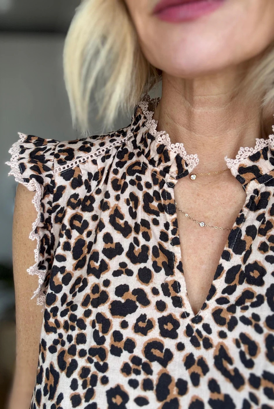 Marlow Top - Leopard | WYSE London