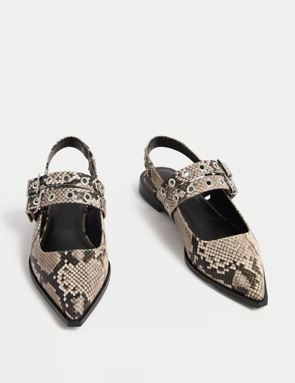 Printed Flat Slingback Sandals | Marks & Spencer (UK)