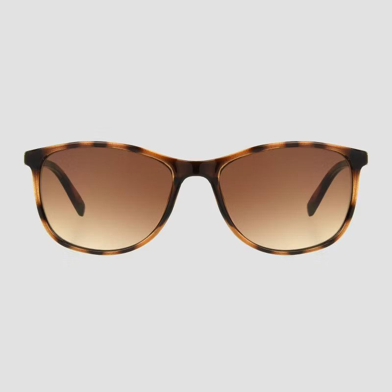 Women's Tortoise Shell Print Surf Shade Sunglasses - Universal Thread™ Brown | Target