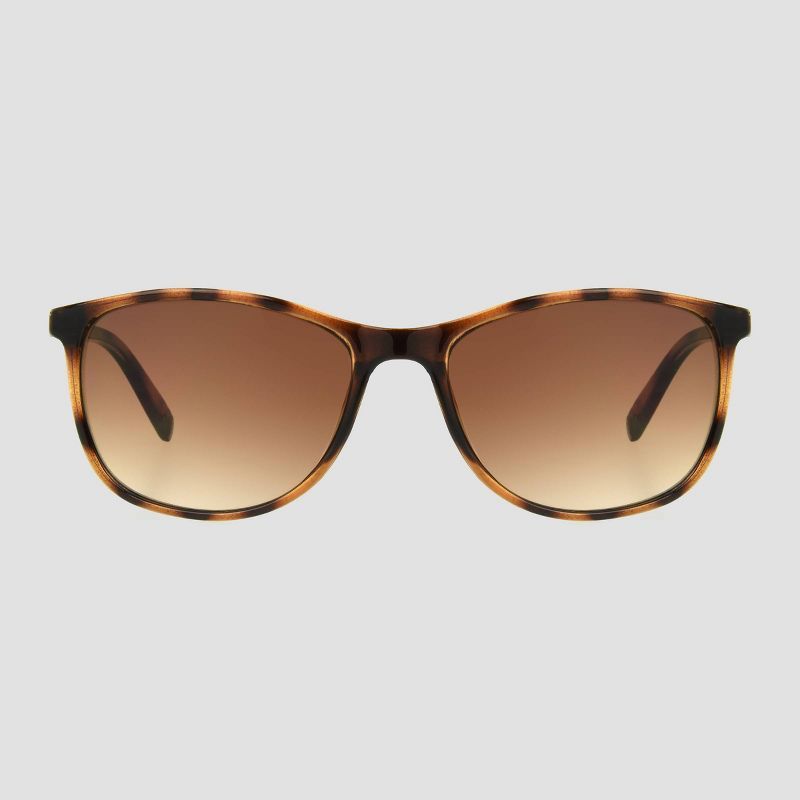 Women's Tortoise Shell Print Surf Shade Sunglasses - Universal Thread™ Brown | Target
