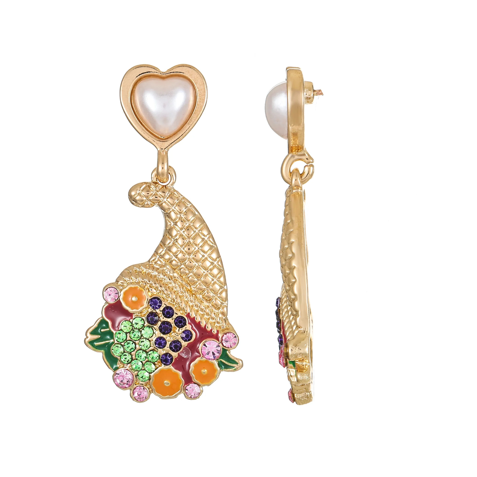 Packed Party Goldtone Harvest Season Earrings, Female, 1 Pair | Walmart (US)