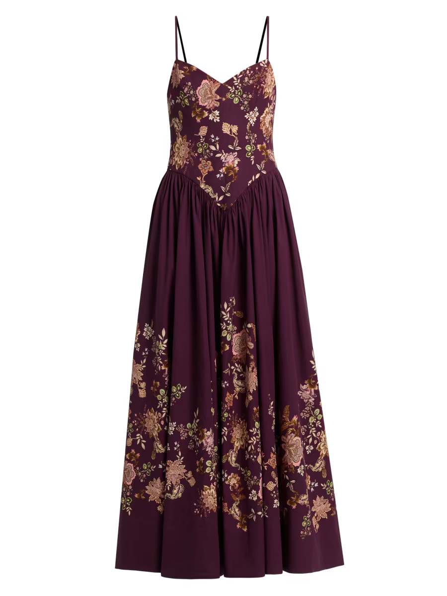Savi Floral Sleeveless Maxi Dress | Saks Fifth Avenue