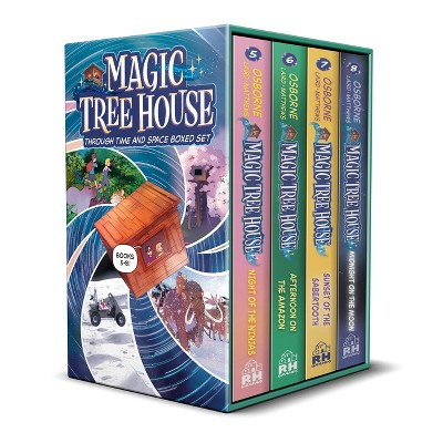 Magic Tree House Through Time and Space Boxed Set: Graphic Novels 5-8 - (Magic Tree House Graphic Novels) by  Mary Pope Osborne (Mixed Media Product) | Target
