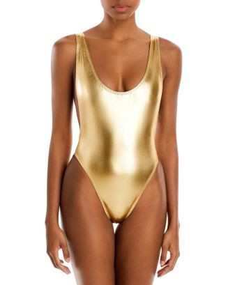 Marissa Metallic One Piece Swimsuit | Bloomingdale's (AU)