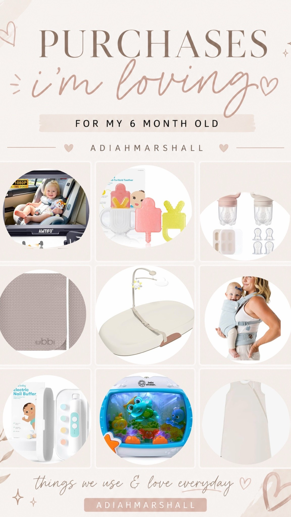 The baby items we're reaching for every single day lately 🤍
Sharing some of our favorite purchases for life with a 6 month old—from feeding essentials to playtime favorites and everything in between.
Everything is linked on my LTK ✨
#LTKBaby #BabyFavorites #MomLife #AmazonFinds #BabyMustHaves #6MonthOld #NewMomFavorites

#LTKdayinmylife #LTKmomlife #LTKBaby