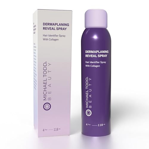 Michael Todd Beauty - Sonicsmooth Hair Identifier Spray - Radiance Reveal Mist - For Face Shaving & Dermaplaning - Highlights Peach Fuzz -Collagen-Infused - Nourish & Smooth Skin -All Skin Types -4oz | Amazon (US)