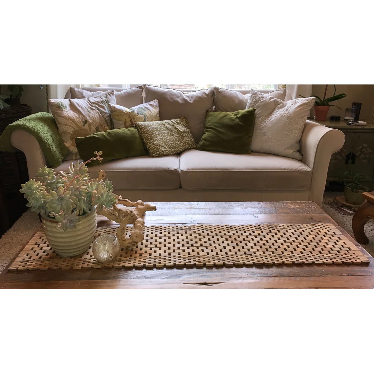 Gupton Recycled Teak Table Runner | Wayfair North America