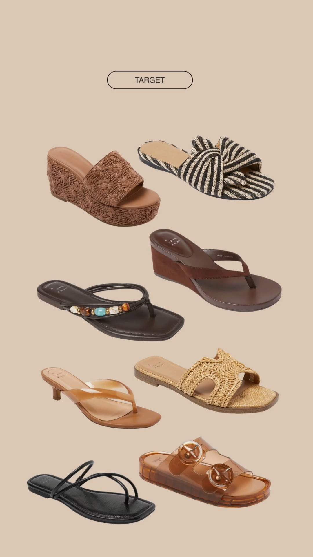 Target summer sandals 30% off