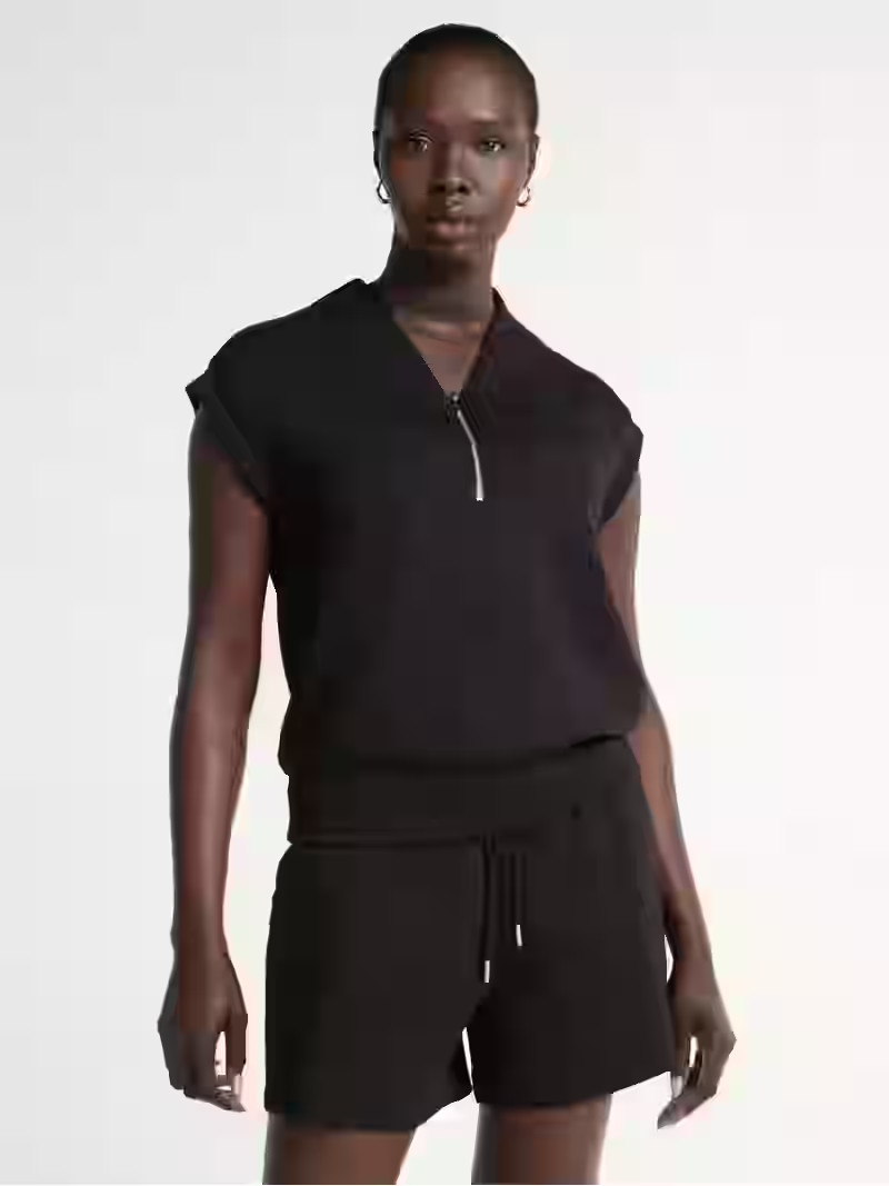 Scoop Women's Ultimate Scubaknit Zip Front Shawl Top, Sizes XS-XXL | Walmart (US)