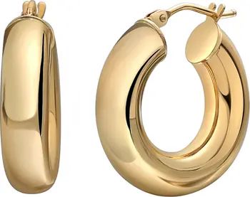14K Gold Chunky Hoop Earrings | Nordstrom
