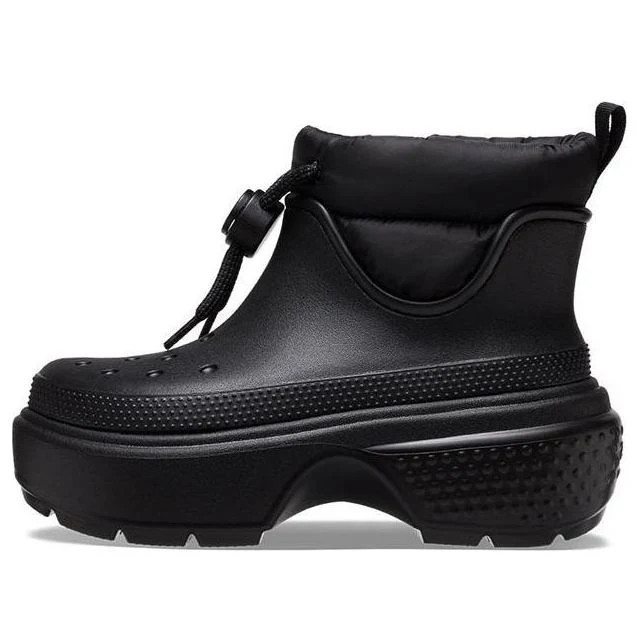 Crocs Stomp Puff Boot 'Black' 209324-001 | KICKS CREW