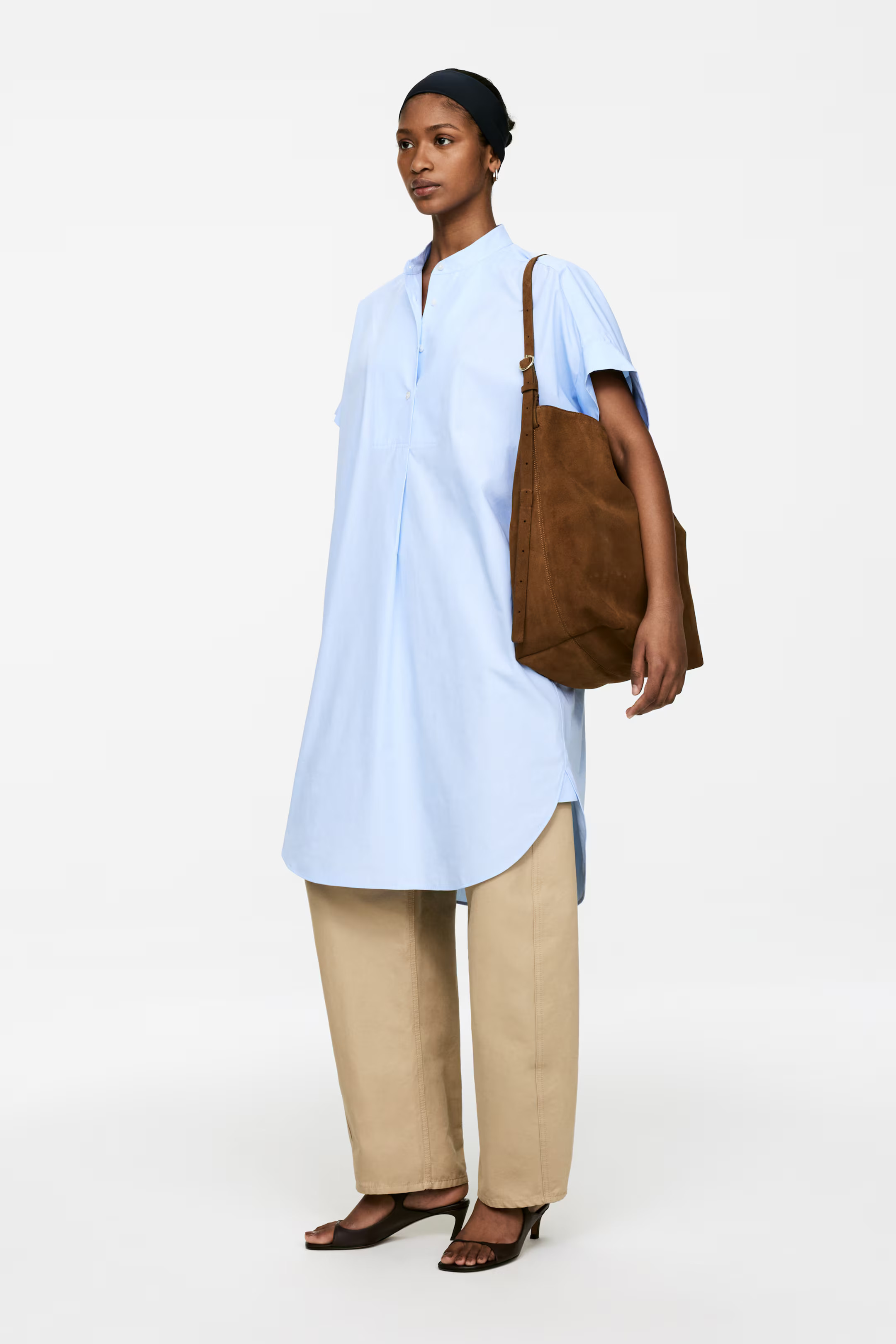 Veloursledertasche - Braun - Ladies | H&M DE | H&M (DE, AT, CH, NL, FI)