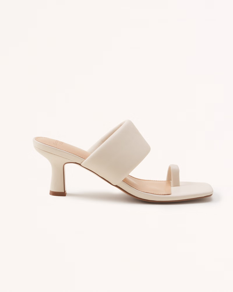 Women's Toe Strap Mule Heels | Women's Shoes | Abercrombie.com | Abercrombie & Fitch (US)