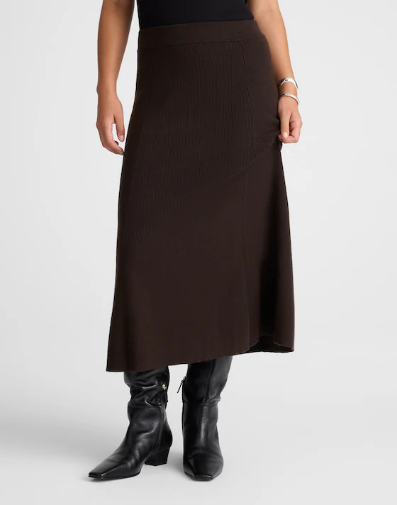 Merino Wool-Blend Maxi Skirt | Madewell