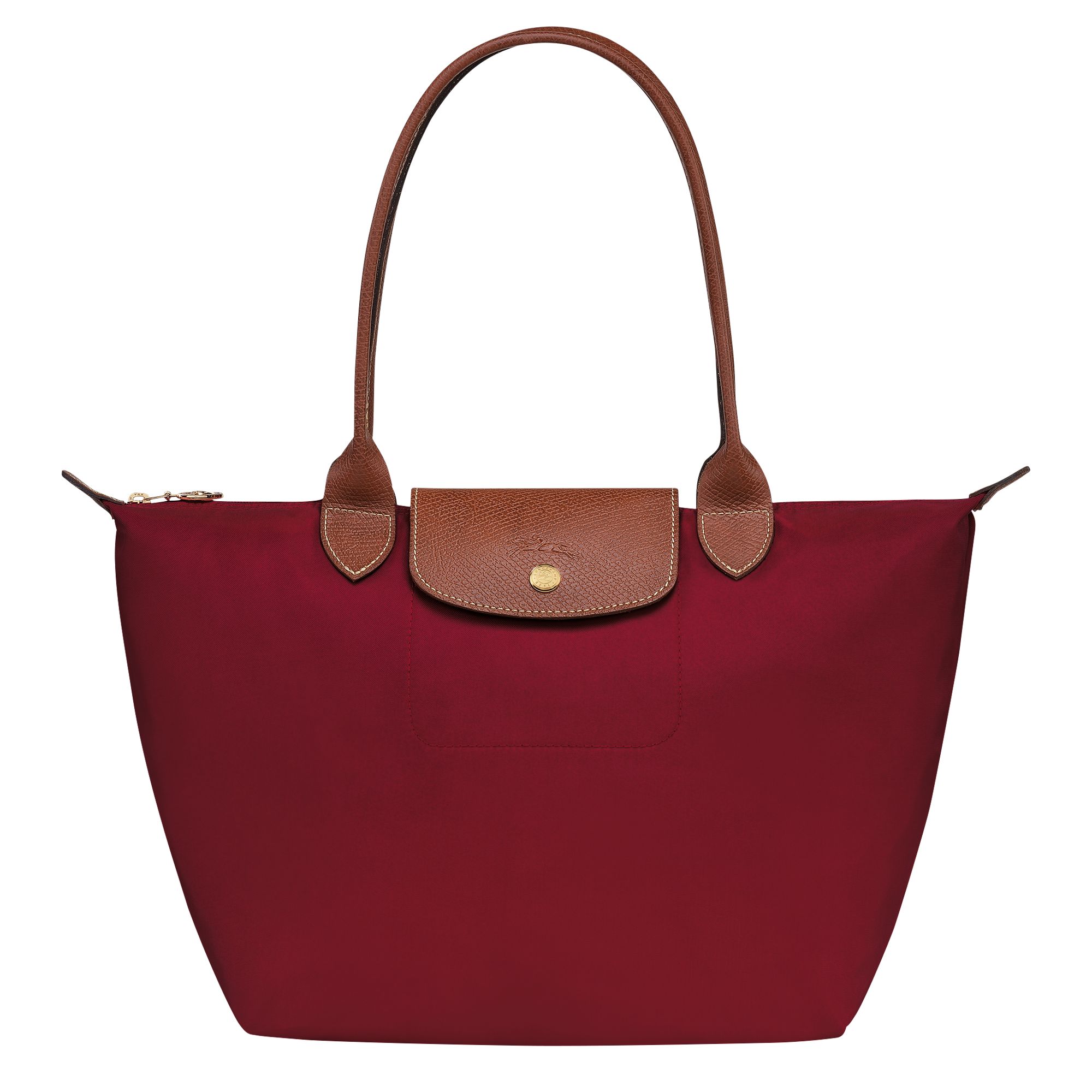 Le Pliage Original M Tote bag Red - Recycled canvas (L2605089P59) | Longchamp GB | Longchamp
