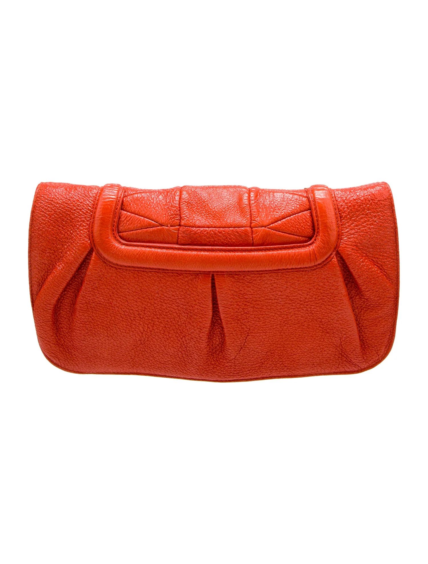 Leather Flap Clutch | The RealReal