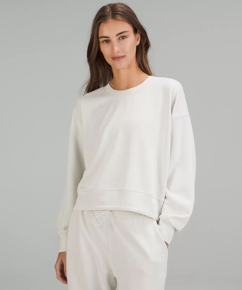 Softstreme Perfectly Oversized Cropped Crew | lululemon (AU)