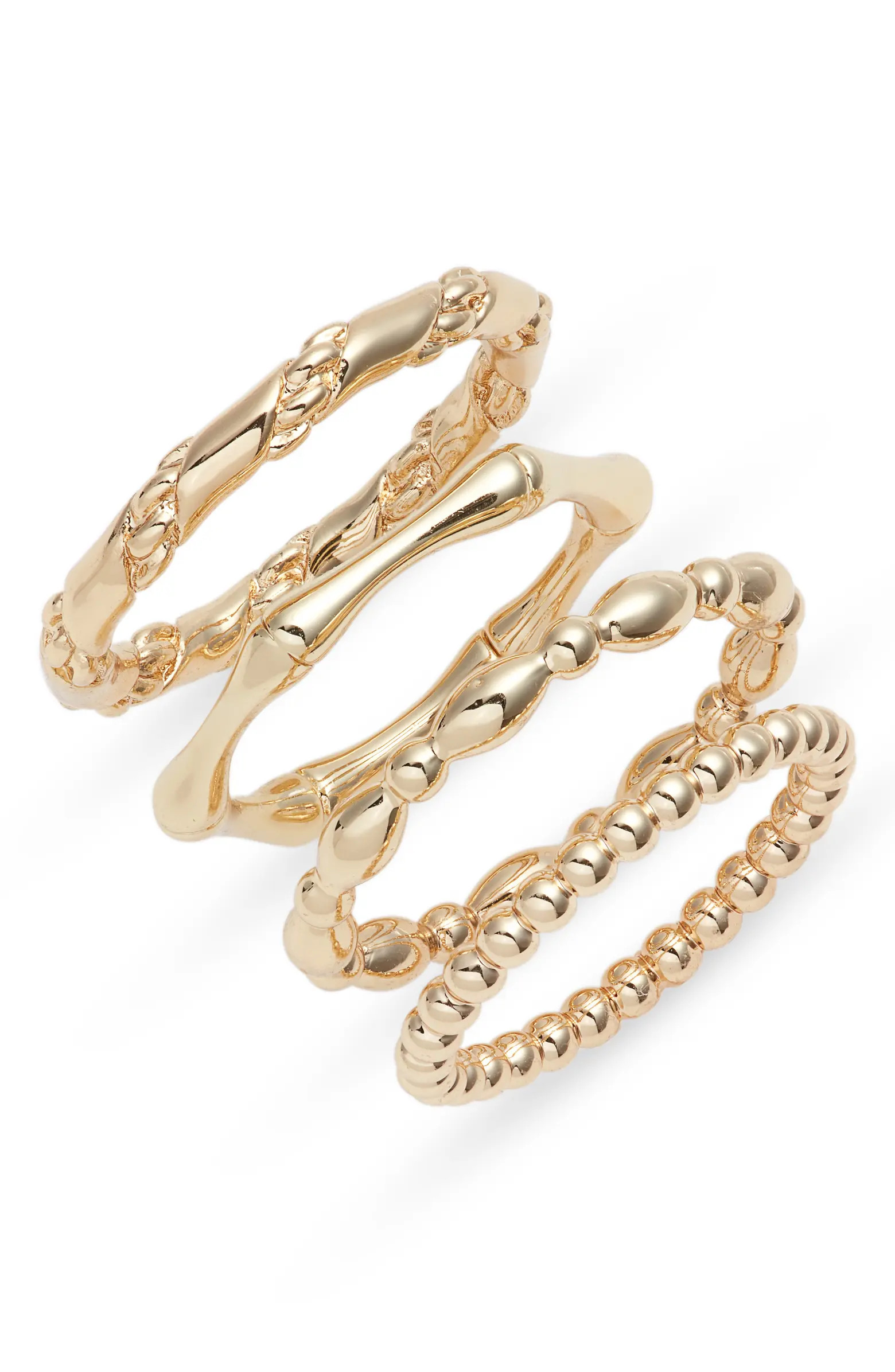 Nordstrom Set of 4 Assorted Stacking Rings | Nordstrom | Nordstrom
