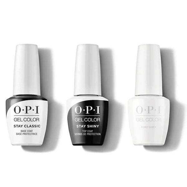 OPI - GelColor Combo - Stay Classic Base, Shiny Top & Funny Bunny | Beyond Polish