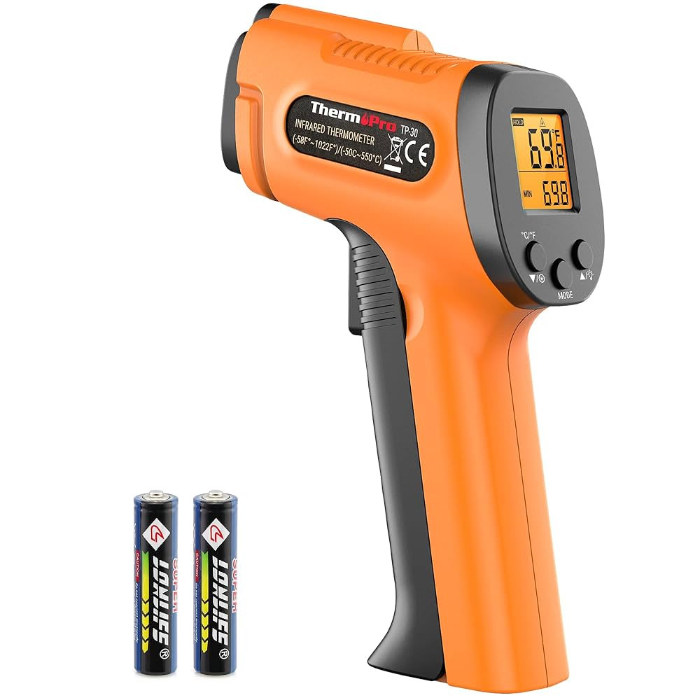 ThermoPro TP30 Infrared Thermometer Gun, Laser Thermometer for Cooking, Pizza Oven, Griddle, Engi... | Amazon (US)