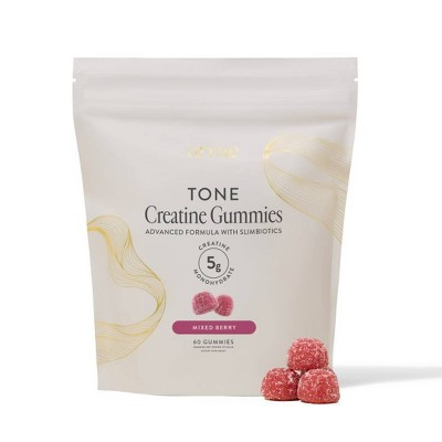 Arrae Tone, Creatine & Body Composition Dietary Supplement Gummies - Mixed Berry - 60ct | Target