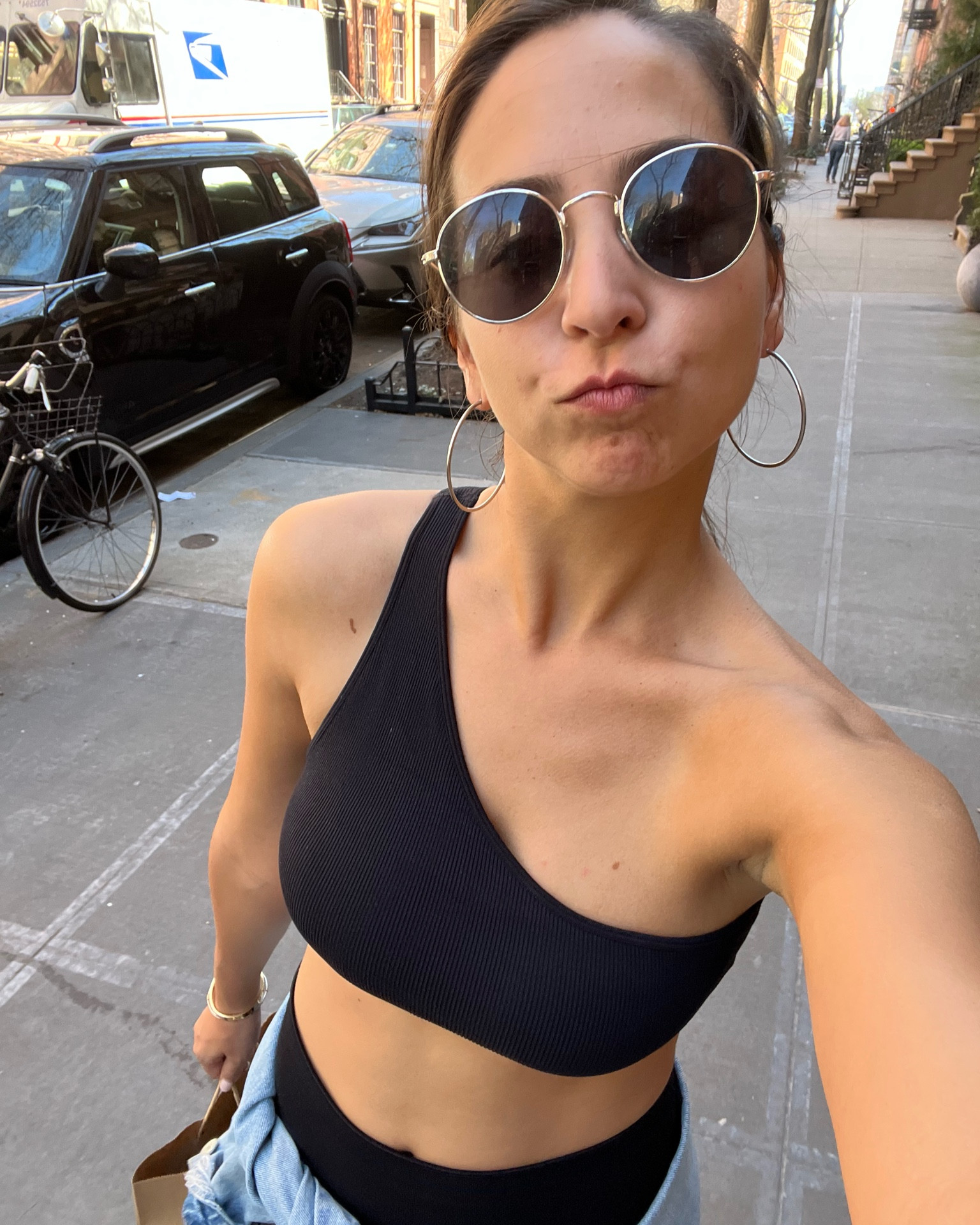 Fun workout fit under $27. Size up if bigger boobs (wearing M)

#LTKcurves #LTKfit #LTKunder50