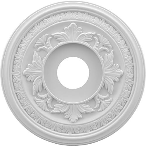 Ekena Millwork CMP16BA Baltimore Thermoformed PVC Ceiling Medallion (Fits Canopies up to 6 1/2"),... | Amazon (US)