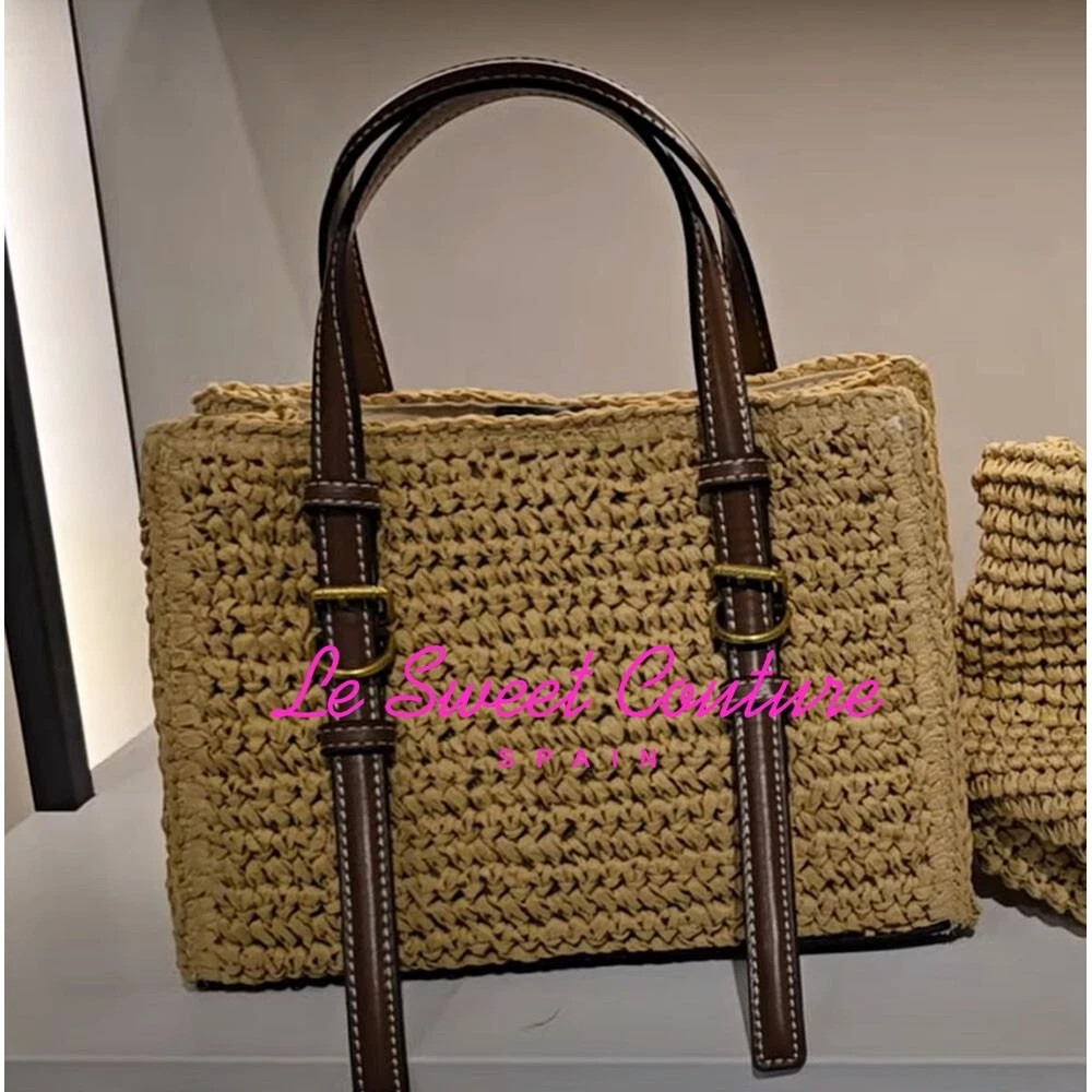 ZARA WOMAN NWT SS25 WOVEN MINI TOTE BAG KIGHT BEIGE 6620/510/111 | eBay US