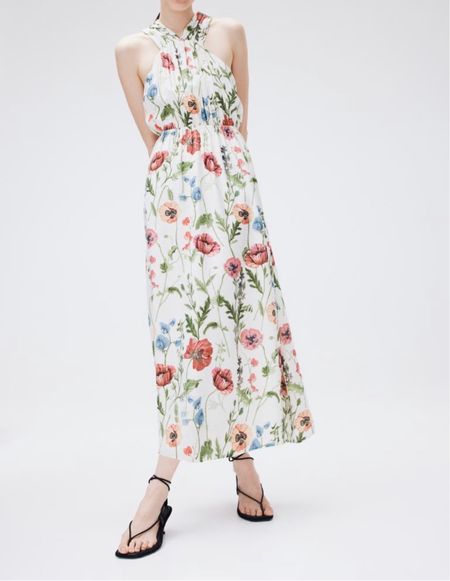 Floral midi dress - spring outfit 

#LTKfindsunder100 #LTKSeasonal #LTKstyletip