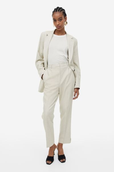 Linen-blend Dress Pants | H&M (US + CA)