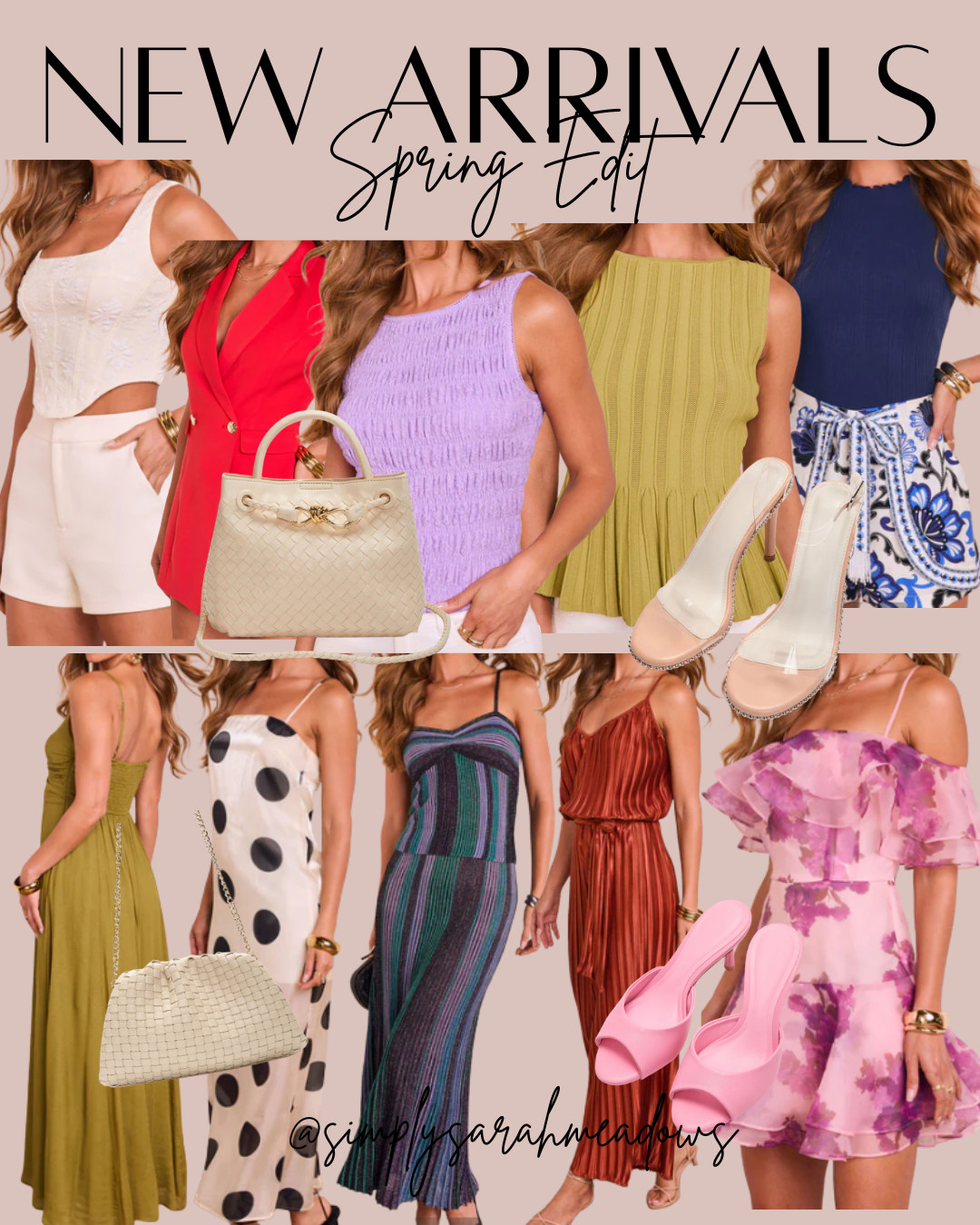  Spring new arrivals are giving effortless chic 💐✨ From breezy dresses to elevated basics and the cutest accessories—everything is lightweight, flattering, and perfect for warm days. Obsessed with the pops of color, textures, and those clear heels that go with literally everything 🙌 Use code APRIL35 for 35% off! 

#SpringStyle #SpringOutfits #NewArrivals #LTKStyle #LTKFinds #LTKFashion #StyleInspo #OOTD #MomStyle #EverydayStyle #CasualChic #EffortlessStyle #TrendingNow #SpringWardrobe #FashionFinds

 

#LTKOver40 #LTKSeasonal #LTKSaleAlert