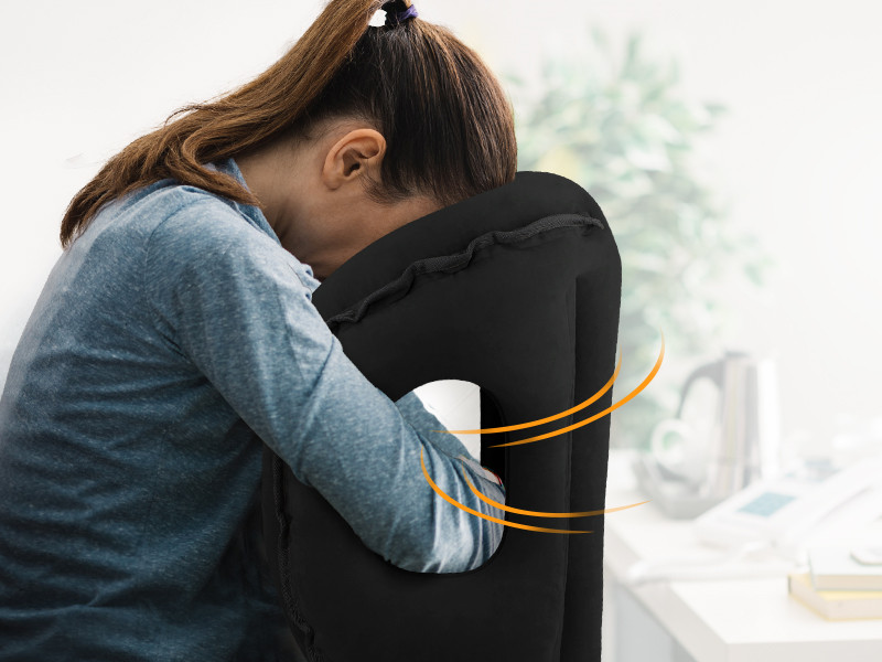 Inflatable Travel Pillow,Multifunction Travel Neck Pillow for Airplane to Avoid Neck and Shoulder... | Amazon (US)