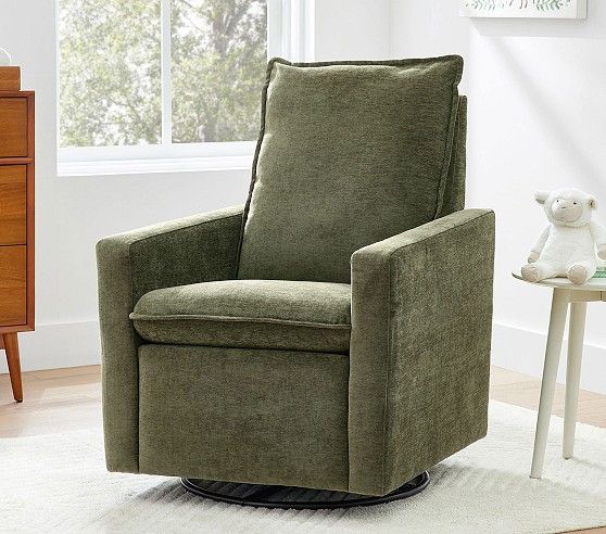 Paxton Manual & Power Swivel Glider Recliner | Pottery Barn Kids