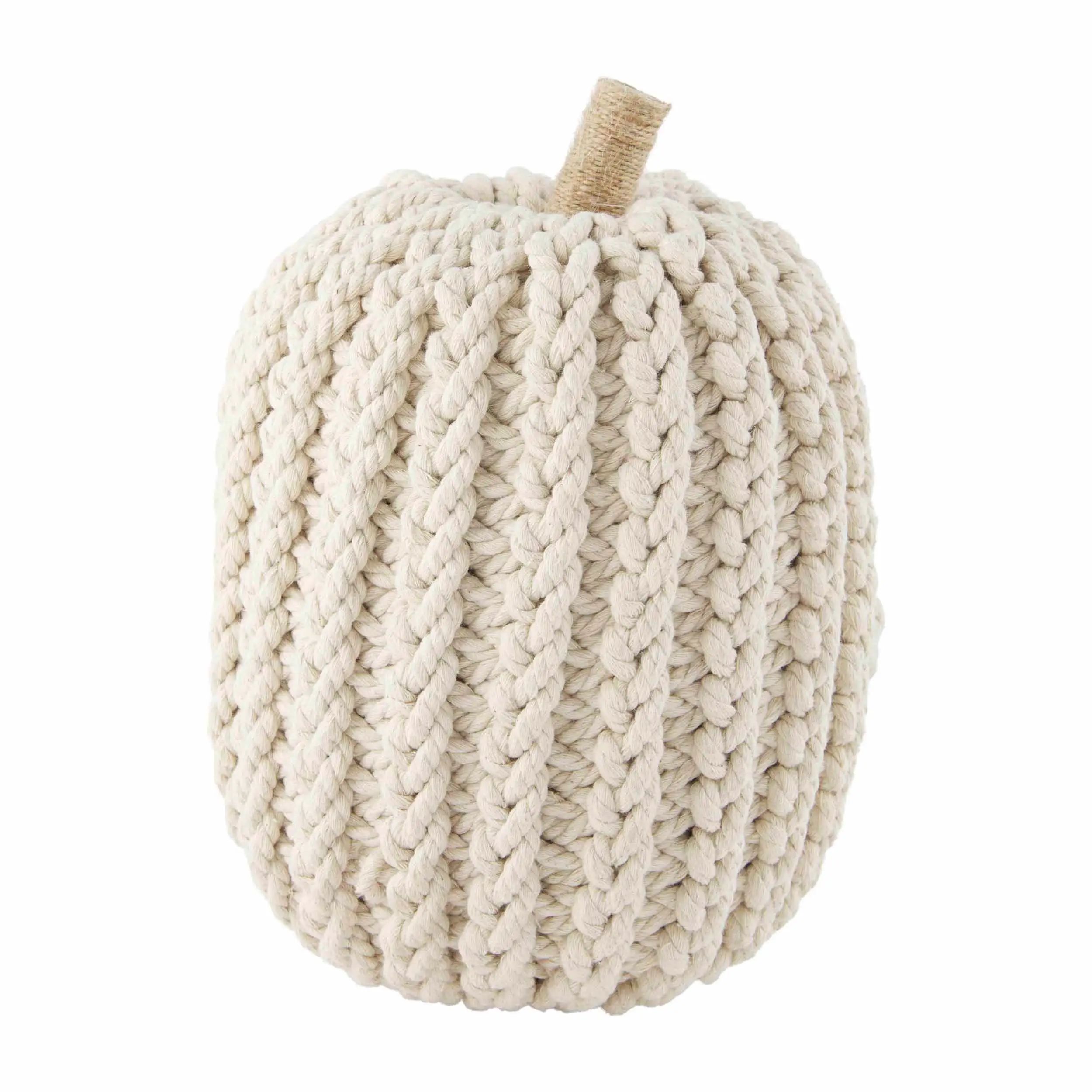 Large Knit Pumpkin | Mud Pie (US)